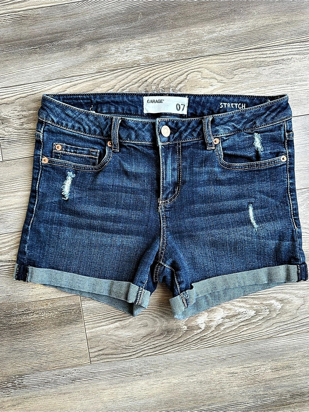 Garage Stretch Jean Shorts 7